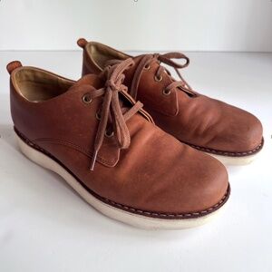 Samuel Hubbard Free Brown Leather Oxford Walking Shoes Size 10M